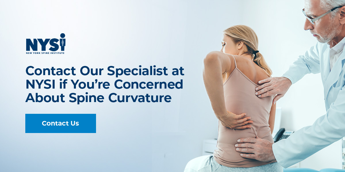 Contact Our Specialist at NYSI if You’re Concerned About Spine Curvature